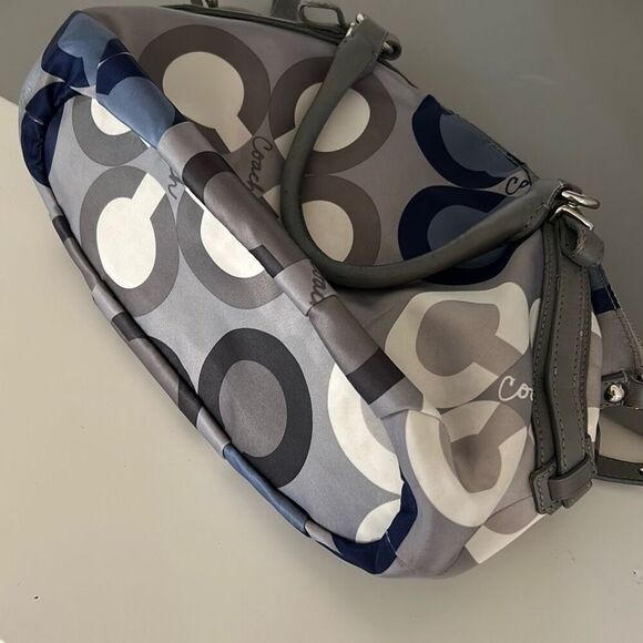 COACH Blue & Grey Shoulder Bag - Picture 9 of 9